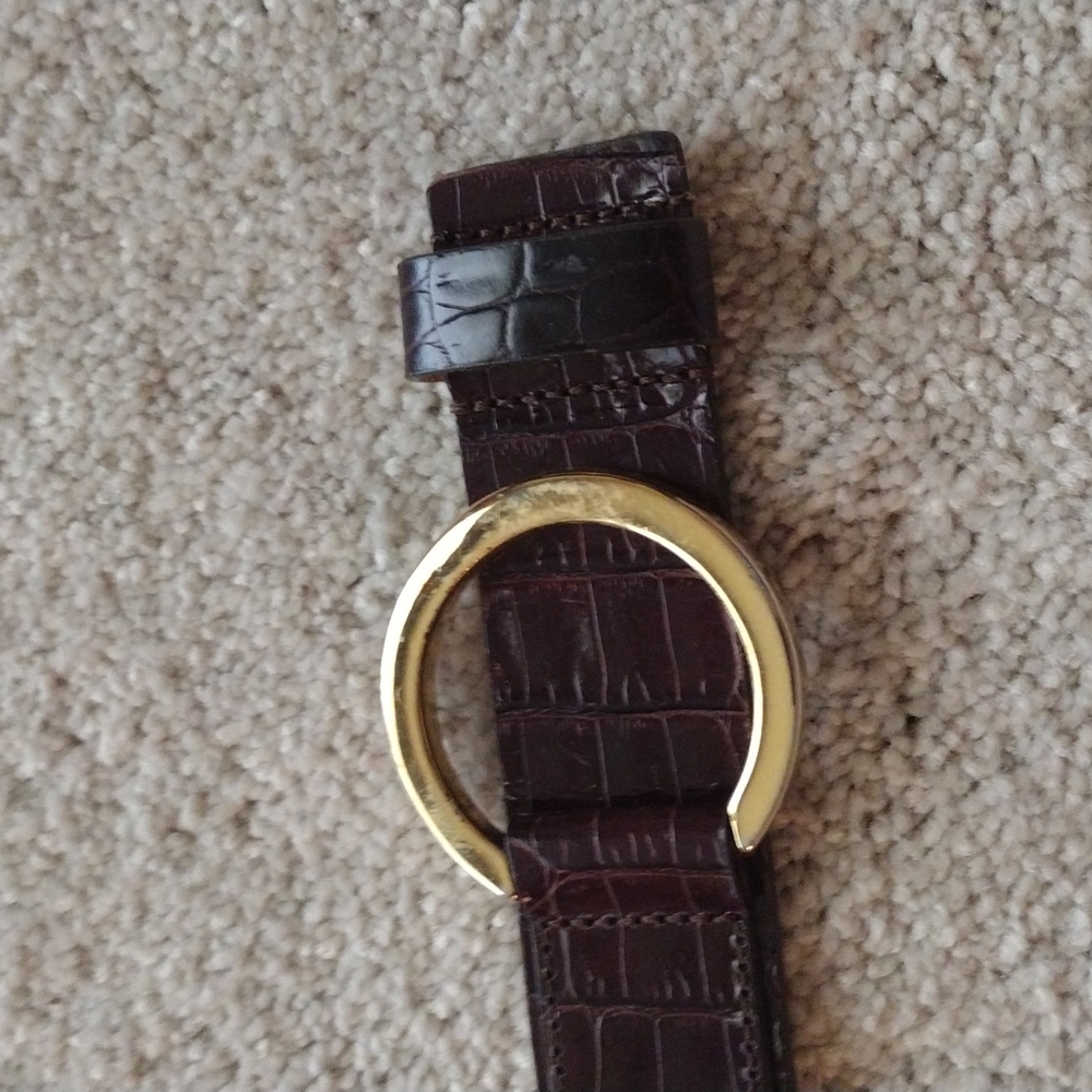Woman's black belt by Nordstrom